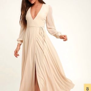 Brand new LuLus maxi dress